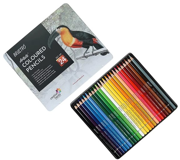 Brustro Artists’ Coloured  Pencil set of 24